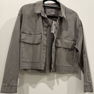 Abercrombie and Fitch long sleeve utility shirt jacket